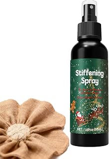 Fabric Stiffener | 120ml/50ml Long-Lasting Portable Crafts Supplies - Christmas Felt Hat Stiffener - for Birthday Draping Clothes Felt Fray Crochet Dyeing Laundry Leather Painting Repair Bow