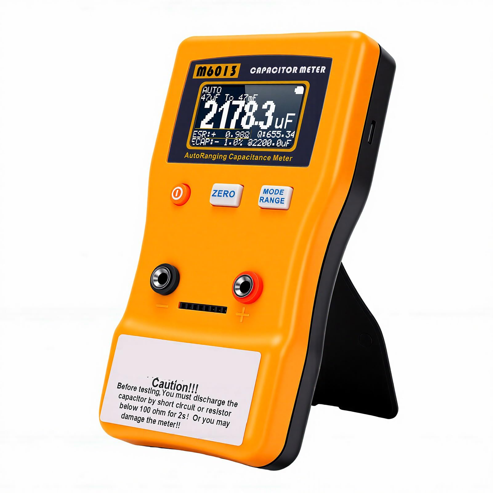 Karlak Tester Digitale per Condensatori con Letture Accurate e Display LCD Chiaro per Riparazioni HVAC e Diagnostica Elettronica