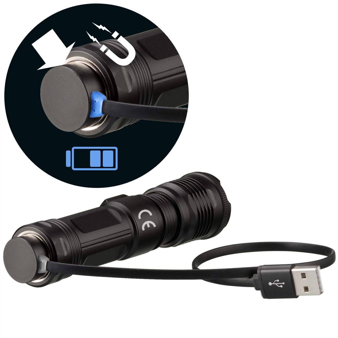 National Geographic ILUMINOS 1000 LED Zoom Torcia elettrica 1000 lm