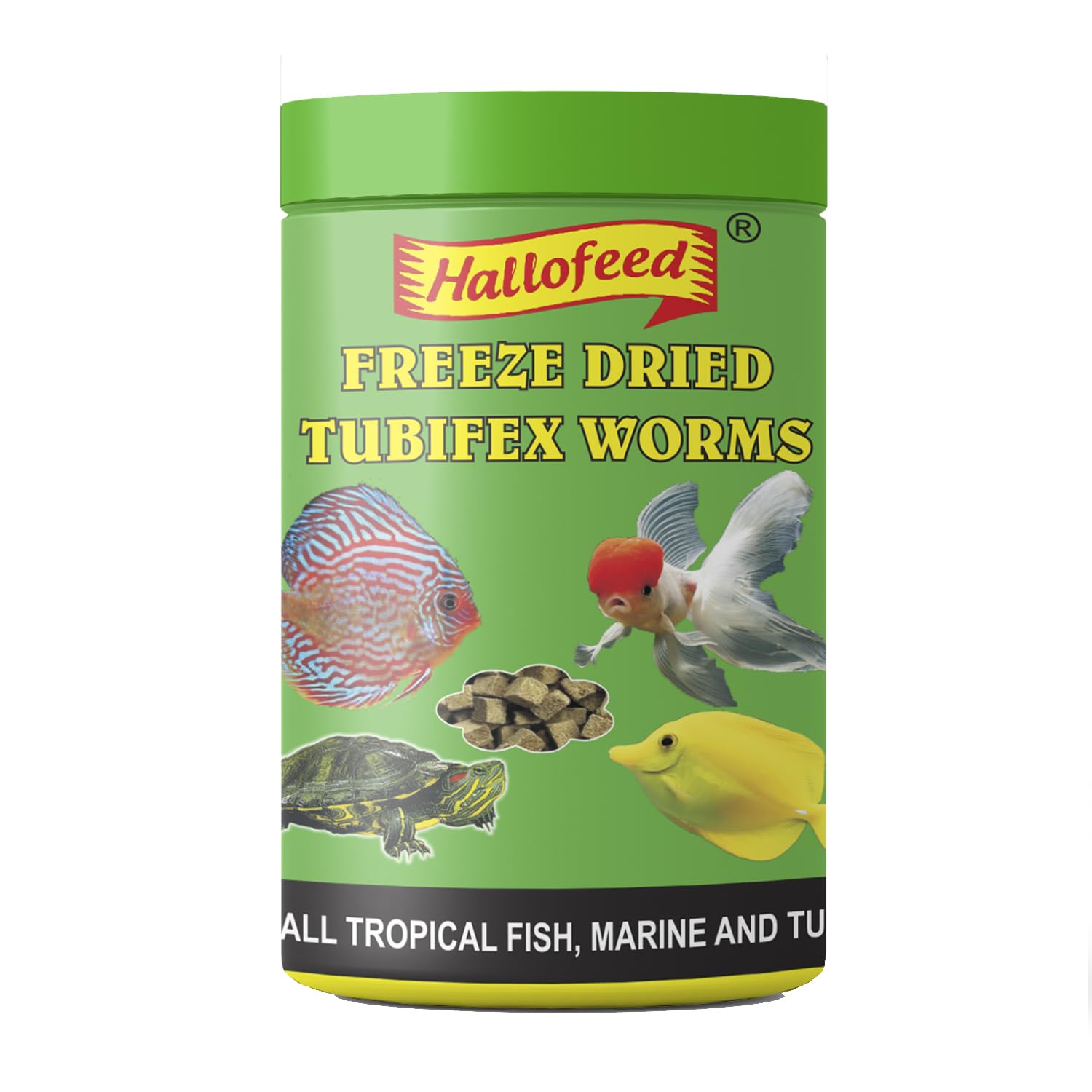 Hallofeed Freeze Dried Tubifex Worms Fish Food, 100g for All Types of Tropical & Marine Fish & Turtle Diet, All Life Stages Tropical & Marine Fish & Turtle Diet, All Life Stages (B0D1TX34PG) Amazon Price History, Amazon Price Tracker