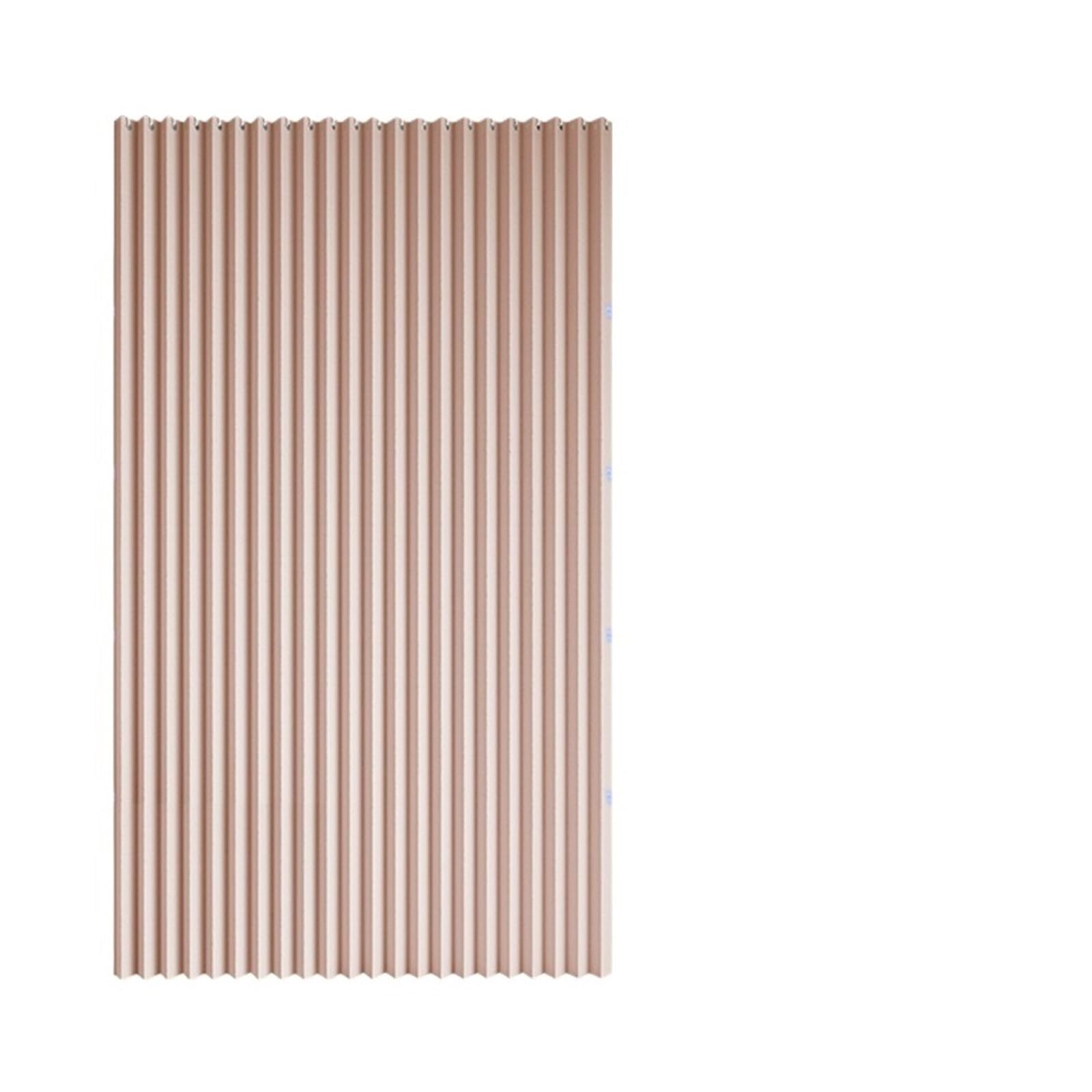 Rideau de douche magnétique pliable rose 180x220 cm en tissu imperméable