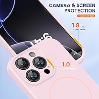 Vista 1284 de Miracase Funda diseñada para iPhone 13 Pro Max con protector de pantalla, [forro de microfibra suave antiarañazos], funda protectora de silicona