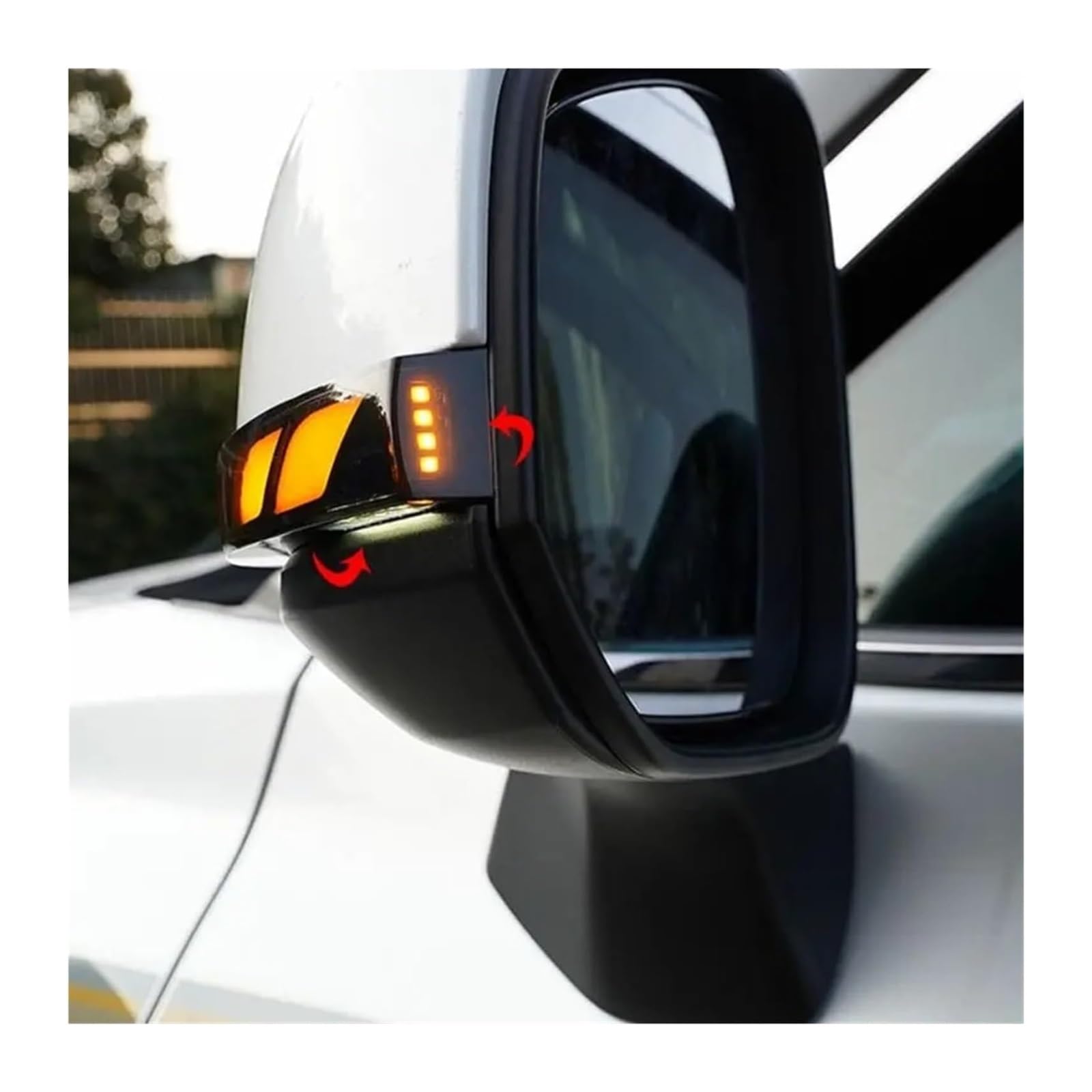 Ciloc Para Toyota Para RAV4 XA50 2016-2021 Conjunto De Lámpara Señal Giro Luz Secuencial Espejo Lateral Marcador Indicadora Dinámica Luz Intermitente Retrovisor Lateral