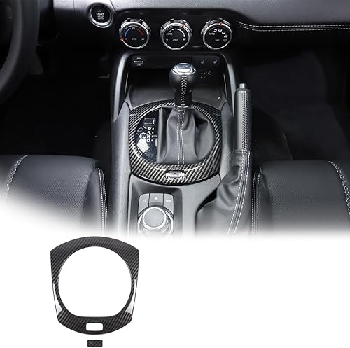 Adhesivo para marco de cambio de marcha interior de automóvil para Mazda MX-5 ND 2015-2023 Cubierta de panel de consola central, accesorios
