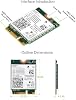Wifi 7 Wireless BE200 NIC Card NGFF (M.2 E Key) Network Adapter, Support 2.4G/5G/6GHz Tri-band,Bluetooth 5.4, IEEE 802.11a/b/g/n/ac/be/ax Standard,Support Linux, Windows 10/11
