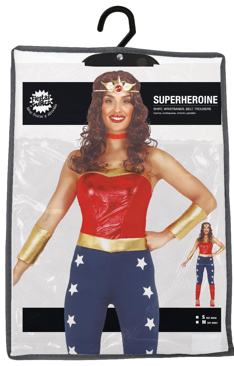 FIESTAS GUIRCA, Ladies Superhero Wonder Fancy Dress Costume :  Amazon.com.be: Fashion