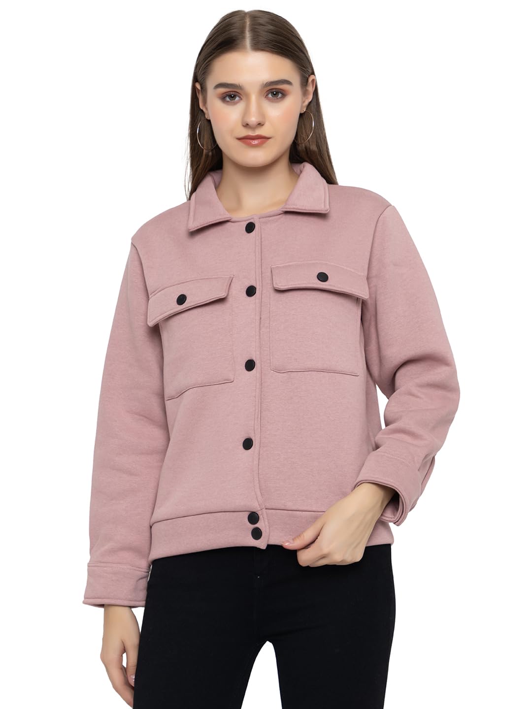 Kepa"Kepa Stylish Women's Winter Jacket with Button Closure: A Fashionable Coat for Every Occasion"