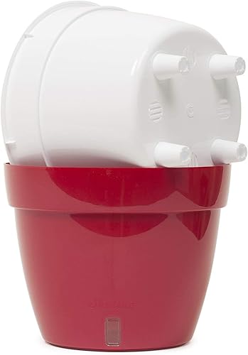 Miniatura 10 de DecoPots - Paquete de 3  10.6 pulgadas  Maceta de riego automático  Maceta moderna con indicador de nivel de agua para todas las plantas de casa,