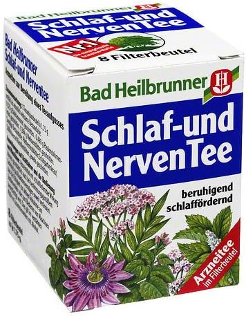 Schlaf und Nerven Tea / sleeping and nerv (4 Packs each 8 Teabags) - fresh from Germany
