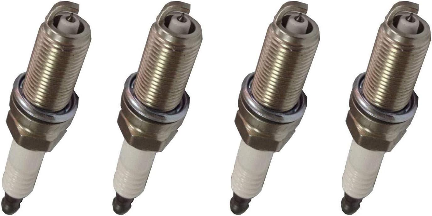 yise-A124 New 4 pcs 22401-53J06 BKR6EY Spark Plug 2240153J06 For NISSAN 22401 53J06
