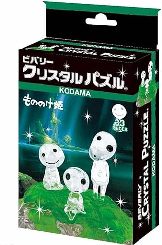 Studio Ghibli Crystal Puzzle Kodama 33 Piezas 3D JP Clear Puzzle