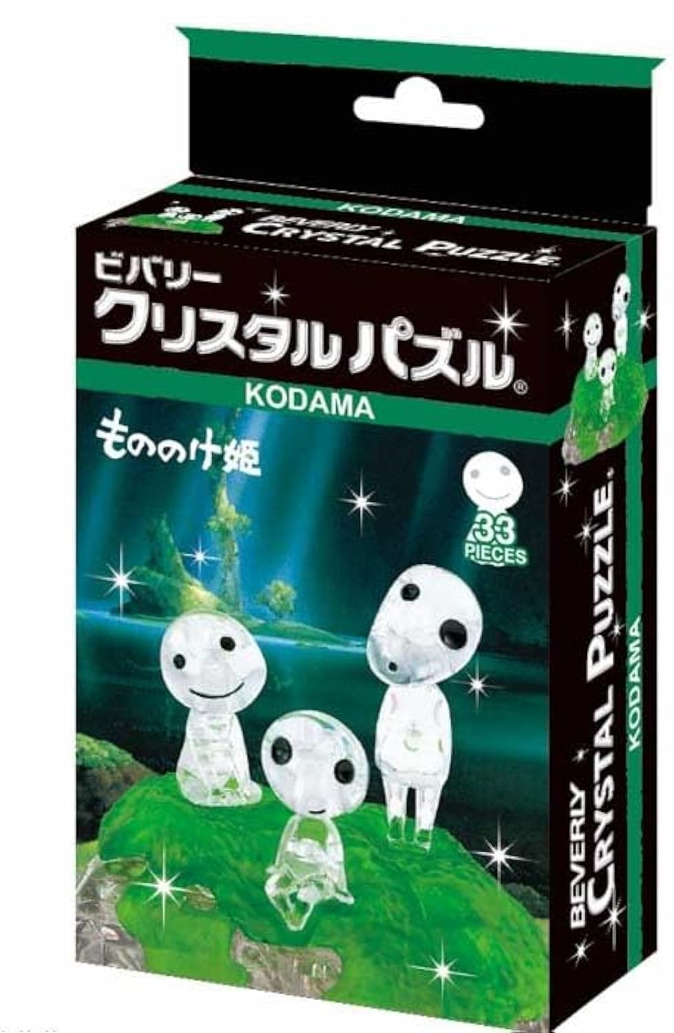 FOXCUP Studio Ghibli Crystal Puzzle Kodama 33 Pieces 3D JP Clear Puzzle