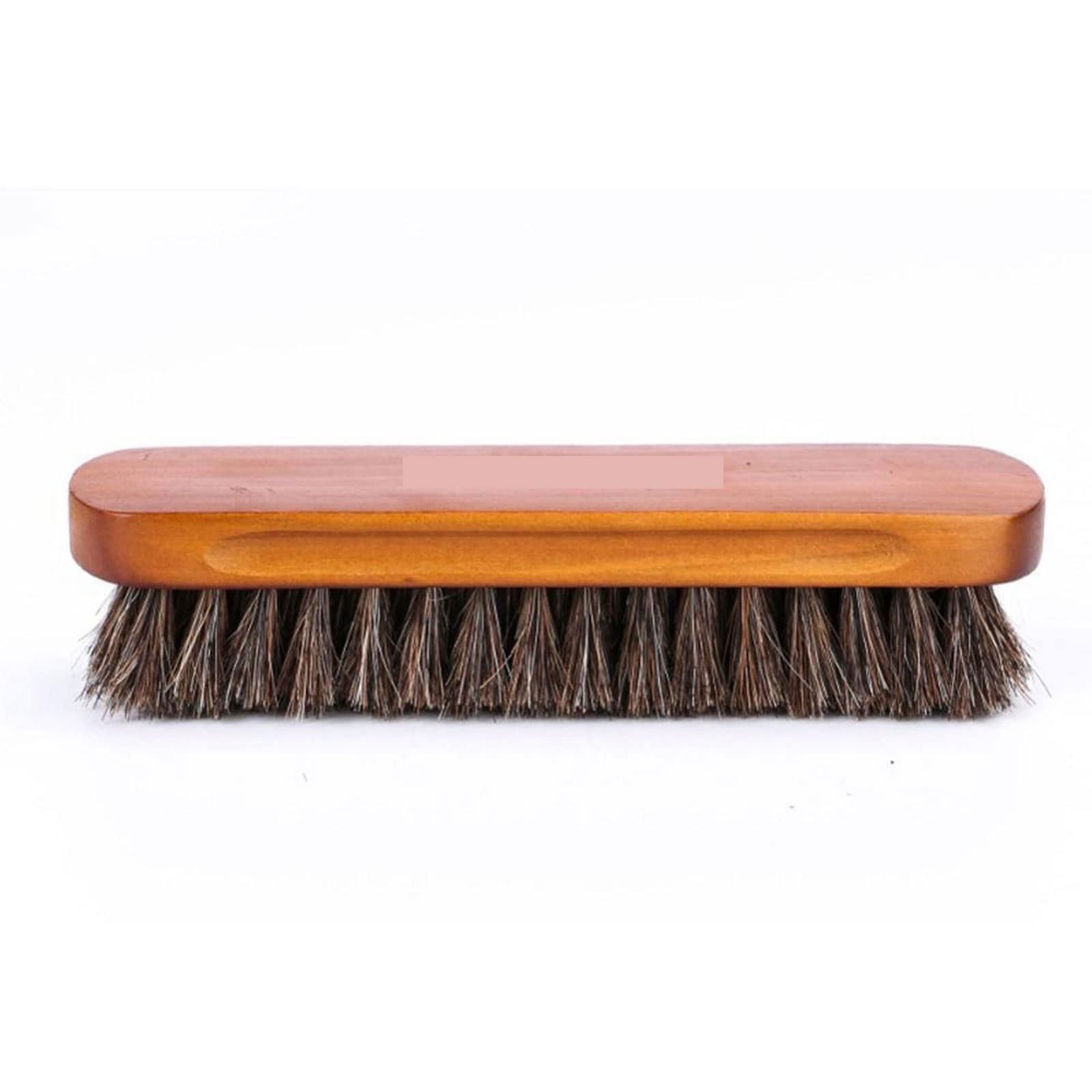 QUNINE Cepillo de Limpieza, 1 Unidad, Cepillo para Zapatos de Crin, Pulido de Cuero Natural, Pelo de Caballo Real, Herramienta de Pulido Suave, Cepillo de Limpieza para pulir Botas