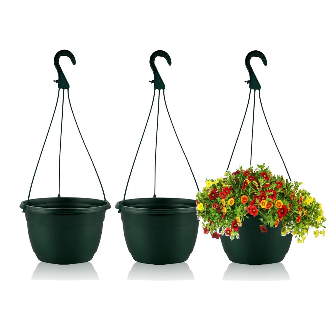12 Pièces Mini Pots De Fleurs Suspendus En Métal, 6cm Pots De Fleurs Seau A Fleurs Suspendu Avec Poignee Amovible Pour Balcon Cloture Jardin Decor A 98535105
