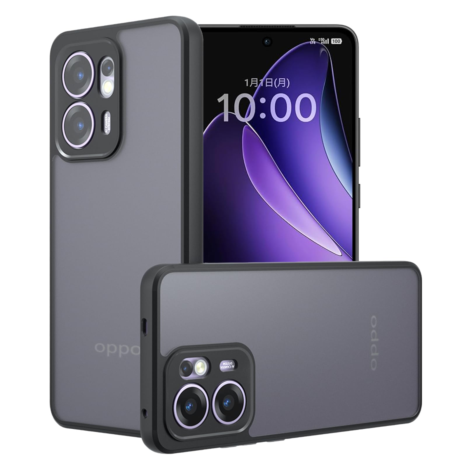 Amazon.co.jp: DEVEPLUS OPPO Reno13 A 対応 ケース PC+TPU素材 傷防止