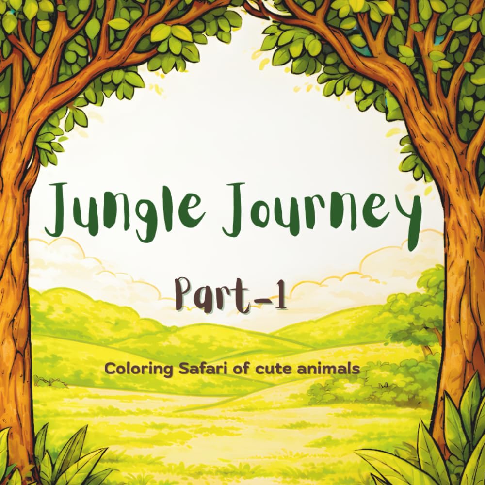 Jungle Journey Part -1: Coloring Safari of cute animals