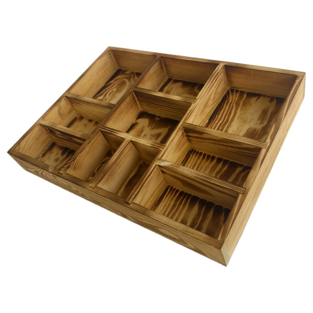 Boîte de rangement bijoux bois de bureau et voyage léger