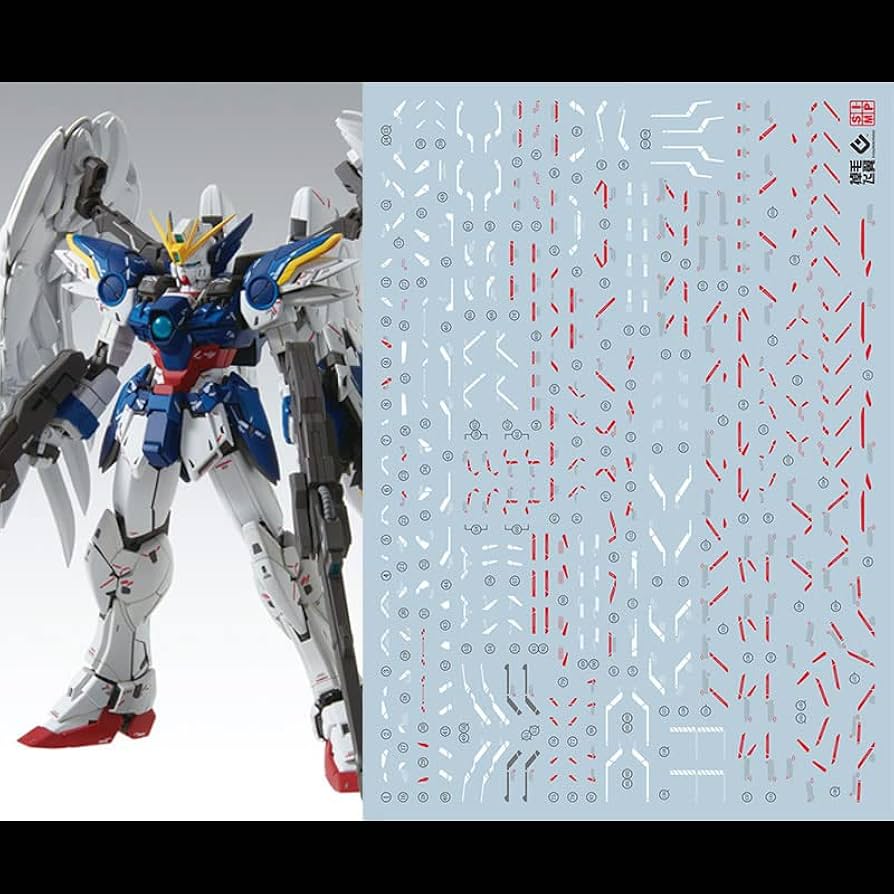 MGウイングガンダムゼロ EW ver.ka 組立デカール貼り済み MG ウイングガンダムゼロEW Ver.Ka 用 ガンダムデカール - メルカリ