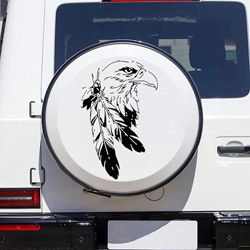 Miniatura 4 de JSCARLIFE Eagle - Adhesivo adhesivo para capó de automóvil, calcomanías gráficas de vinilo autoadhesivas para cochecamión, calcomanías universales