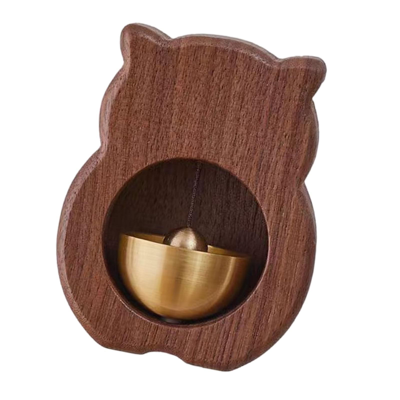 Jazuaiao Doorbell Wood Windchime with Suction Installation Providing Calming Sound for Doorways and Interior Wooden Door Chimes