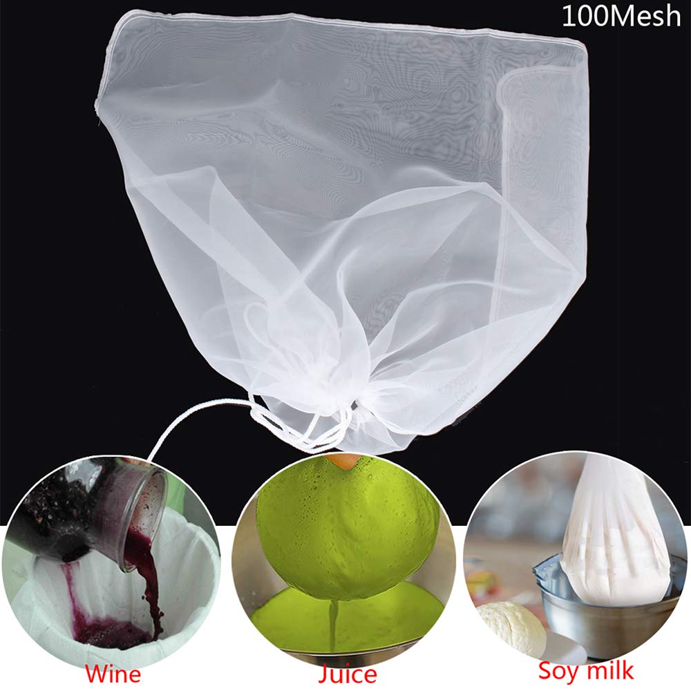 Sacco Filtrante Per Vino E Birra - Telo In Nylon Alimentare Riutilizzabile - 45x62 Cm