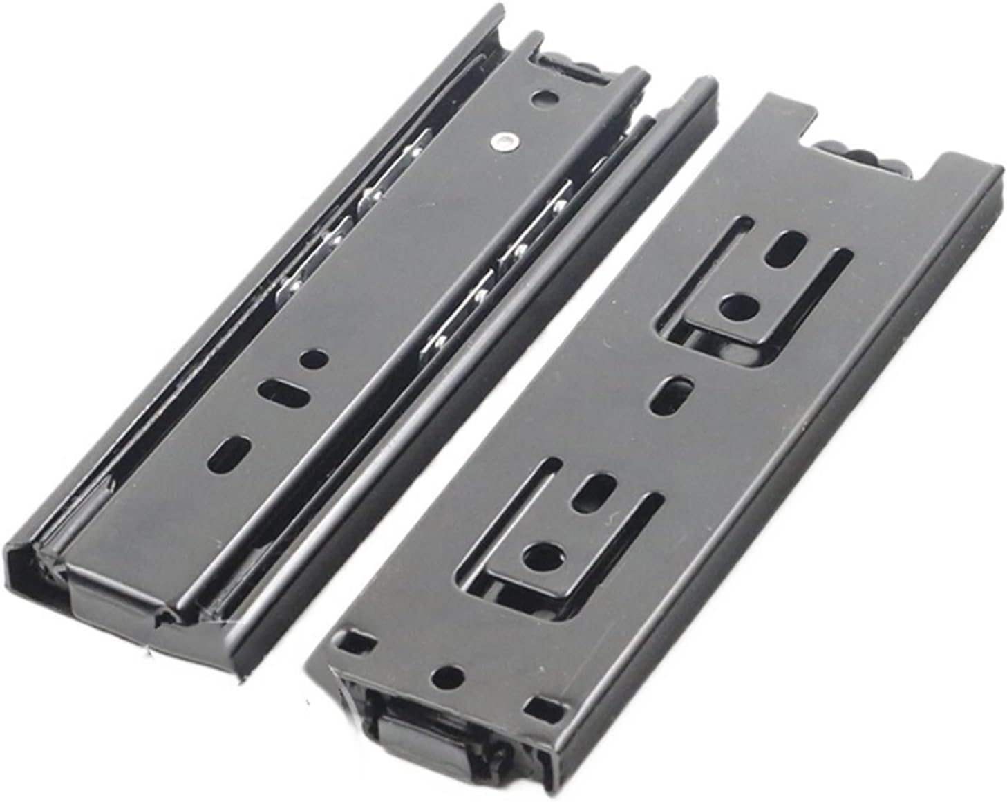 Heavy Duty Drawer Slides 4-inch 3 Sections Telescoping Damper Drawer Slide(4 inch 10cm)