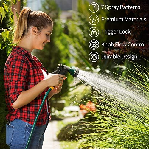 AUTOMAN Garden Hose Nozzle, Metal Water Spray Nozzle — view 5