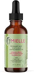 Mielle Óleo para cabelo e couro cabeludo e menta alecrim 59 ml, transparente (MIELLE001RM)