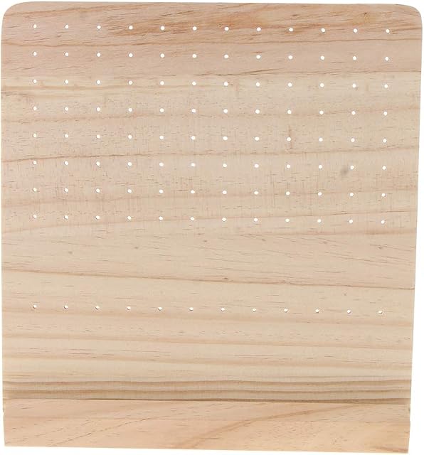 Wooden Jewellery Display Rack for Earrings Studs Holder Stand Organizer Shelf Wood Board