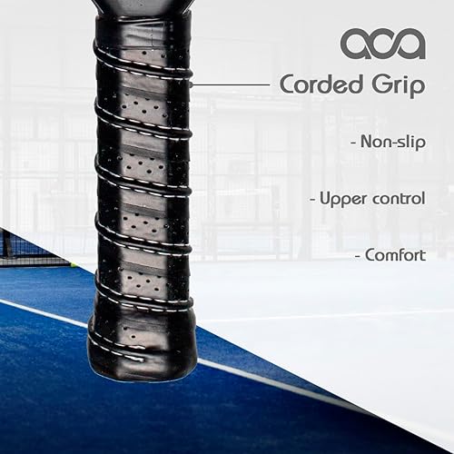 Miniatura 6 de ACA Atrium Pro Advanced Pala de pádel  Control y potencia superiores  Caras de carbono de 18 quilates  Forma de lágrima  Progressive EVA Fusion Core