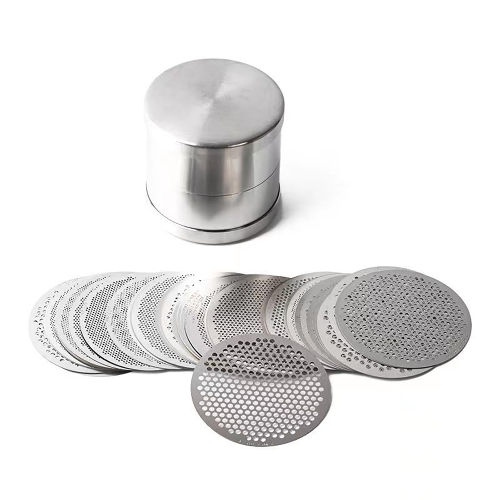 Juego De Tamices para Clasificar Diamantes, Tamiz De Precisión De Acero Inoxidable para Clasificar Diamantes Y Perlas En Joyerías,48mm Small