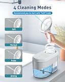 Kit De Cire D'oreille électrique, Outil De Nettoyeur D'oreille,nettoyage Efficace De L'oreille Avec 4 Modes Et Recyclage Automatique Des Eaux Usées Pour Les Enfants Adultes - 4