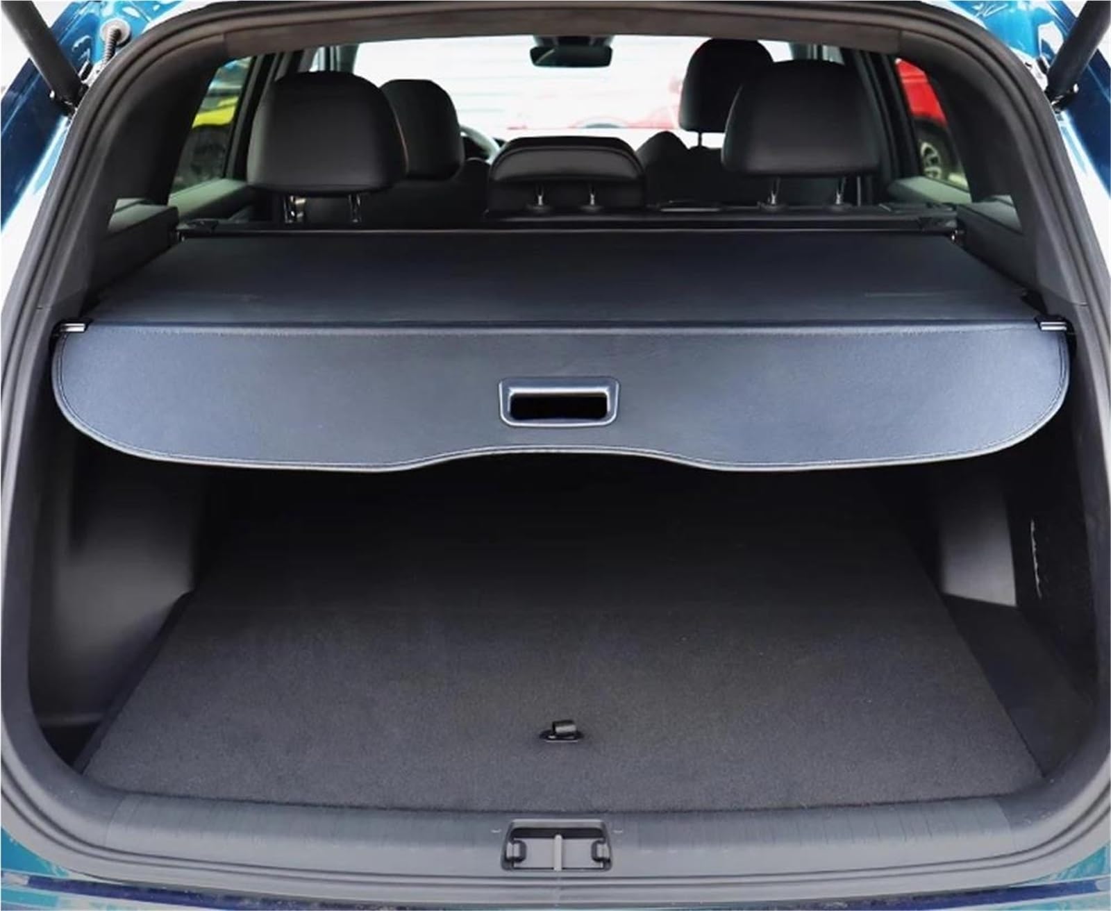 Tenda bagagliaio auto per Mercedes Per Benz GLC X254 2023 2024 2025 portapacchi impermeabile copertura retrattile Copertura Bagagliaio Auto(Canvas Black)
