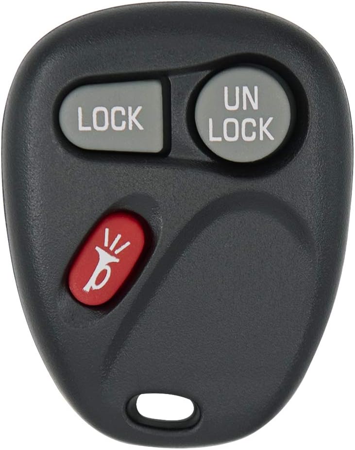 Keyless2Go Replacement for Keyless Entry Car Key Fob Vehicles That Use 3 Button KOBLEAR1XT 15042968 Remote, Self-programming