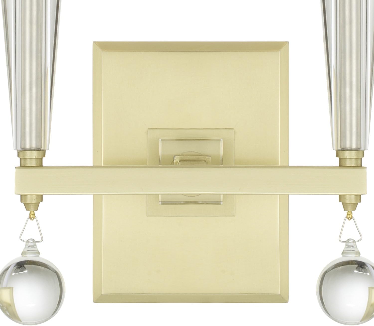 Crystorama Paxton 2 Light Aged Brass Sconce