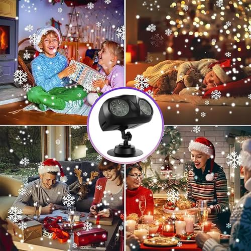 Projecteur de lumière de Noël avec télécommande pour décorer sans effort - 6