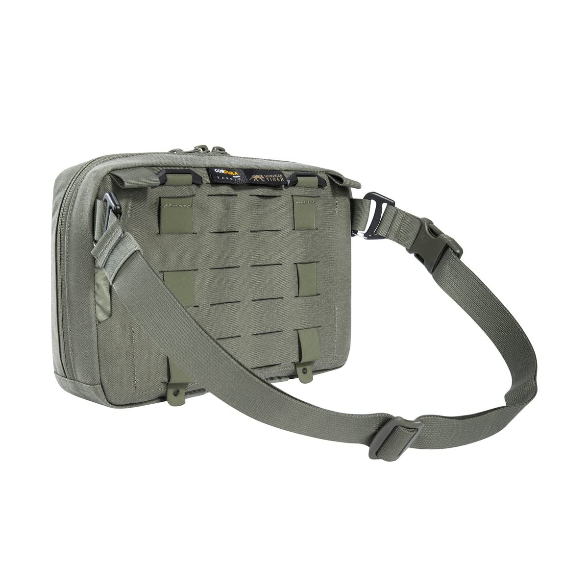 Tasmanian Tiger TT Tac Pouch 8.1 Hip torba taktyczna z systemem Molle i zdejmowanym paskiem biodrowym, torba na ramię, torba na biodra, plecak dodatkowa torba, szary kamienny-oliwkowy IRR