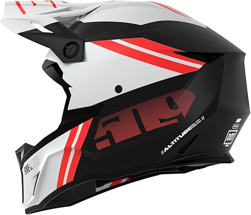 Miniatura 9 de 509 Altitude 2.0 Snowmobile Helmet Fidlock Strap Lightweight Open Face Black Ops FMVSS 218