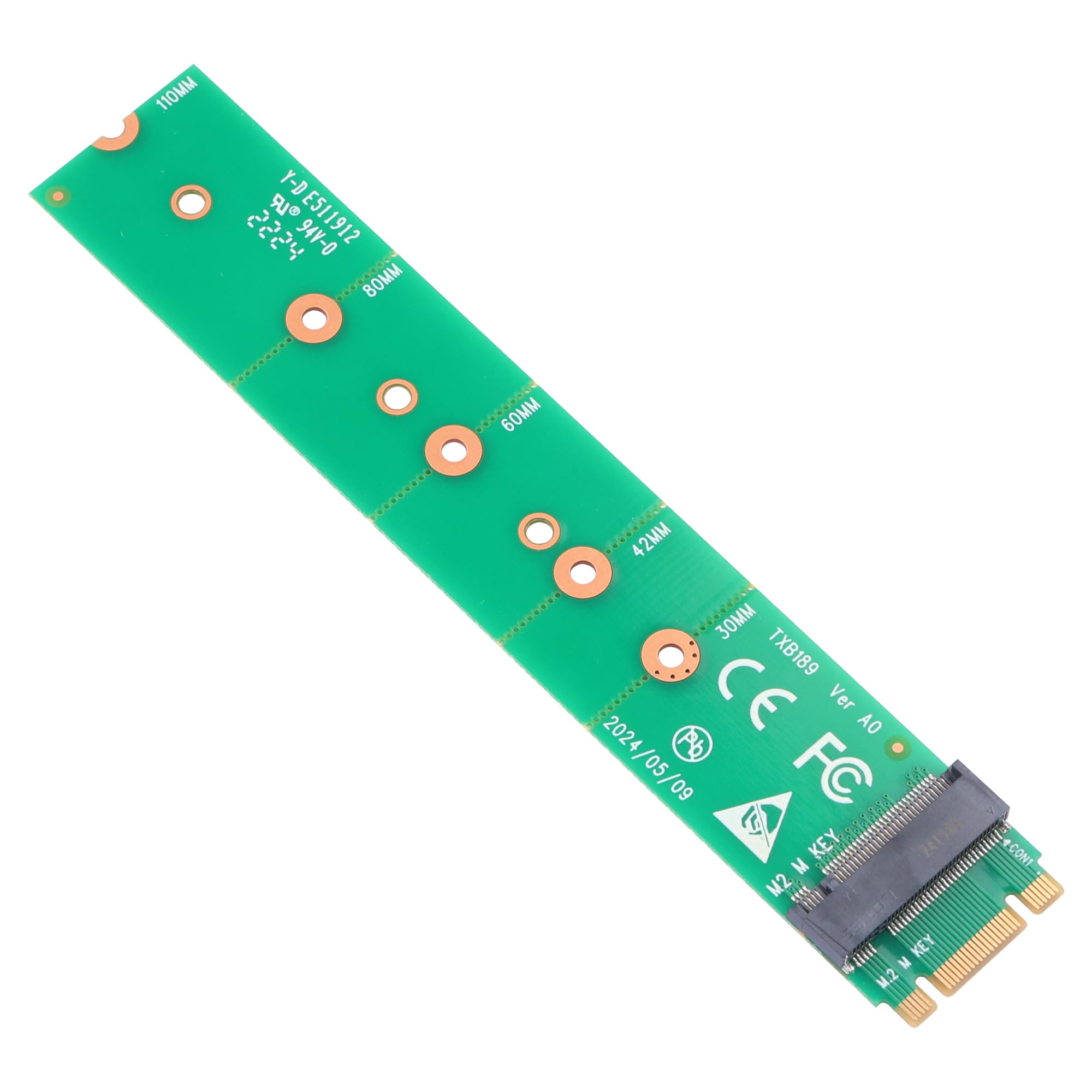 Carte D'extension/protection SSD M.2 NVMe - Compatible Tailles 2230 à 22110 - Support NVMe Et SATA - Pour Test Ou Conversion