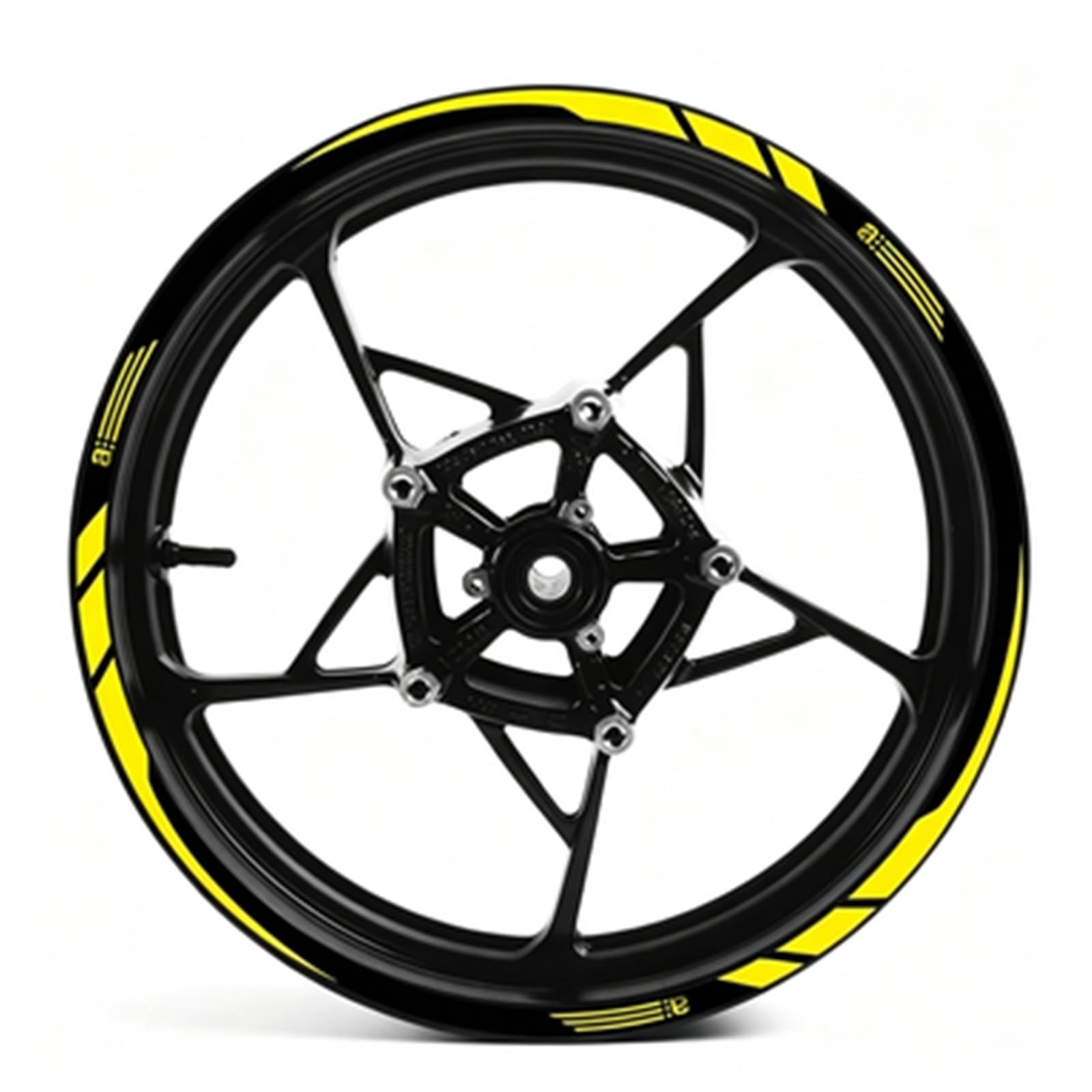 Motorcycle Wheel Sticker Rim Decals 17 Inch for Aprilia RS 457 for Tuono 660 1100 RSV4 125 GPR 150 250(Color3)