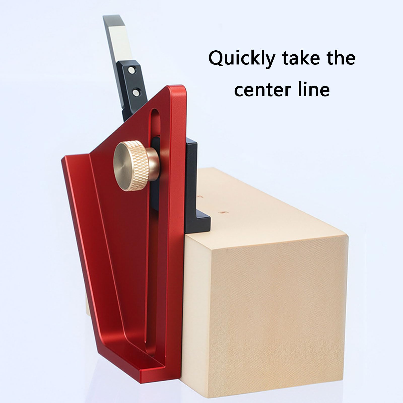 Strumento di calibrazione per la lavorazione del legno, righello di centraggio, calibro di altezza 0-58 mm per progetti di falegnameria e accessori per utensili elettrici