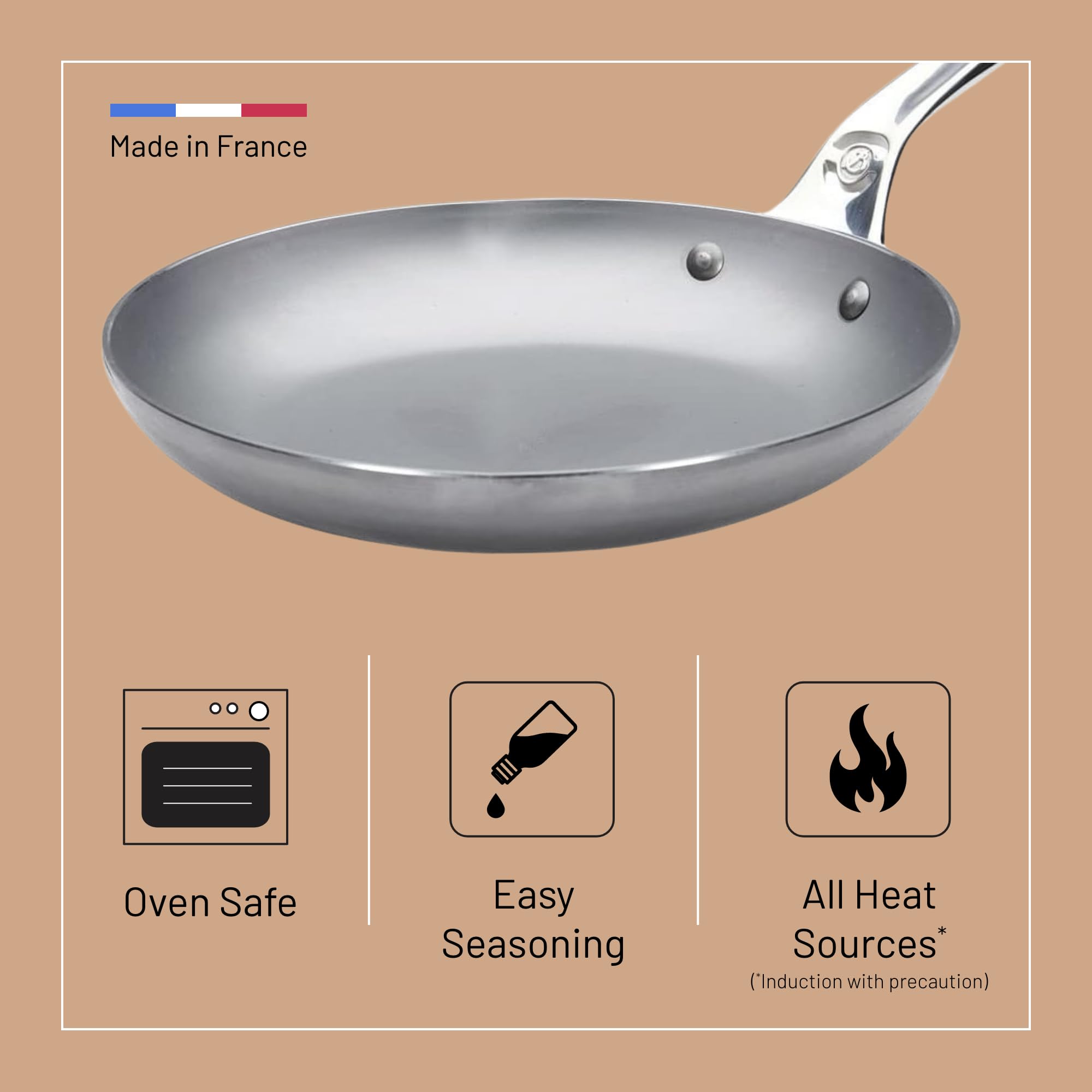 DE BUYER - Poêle à Omelette 24 cm