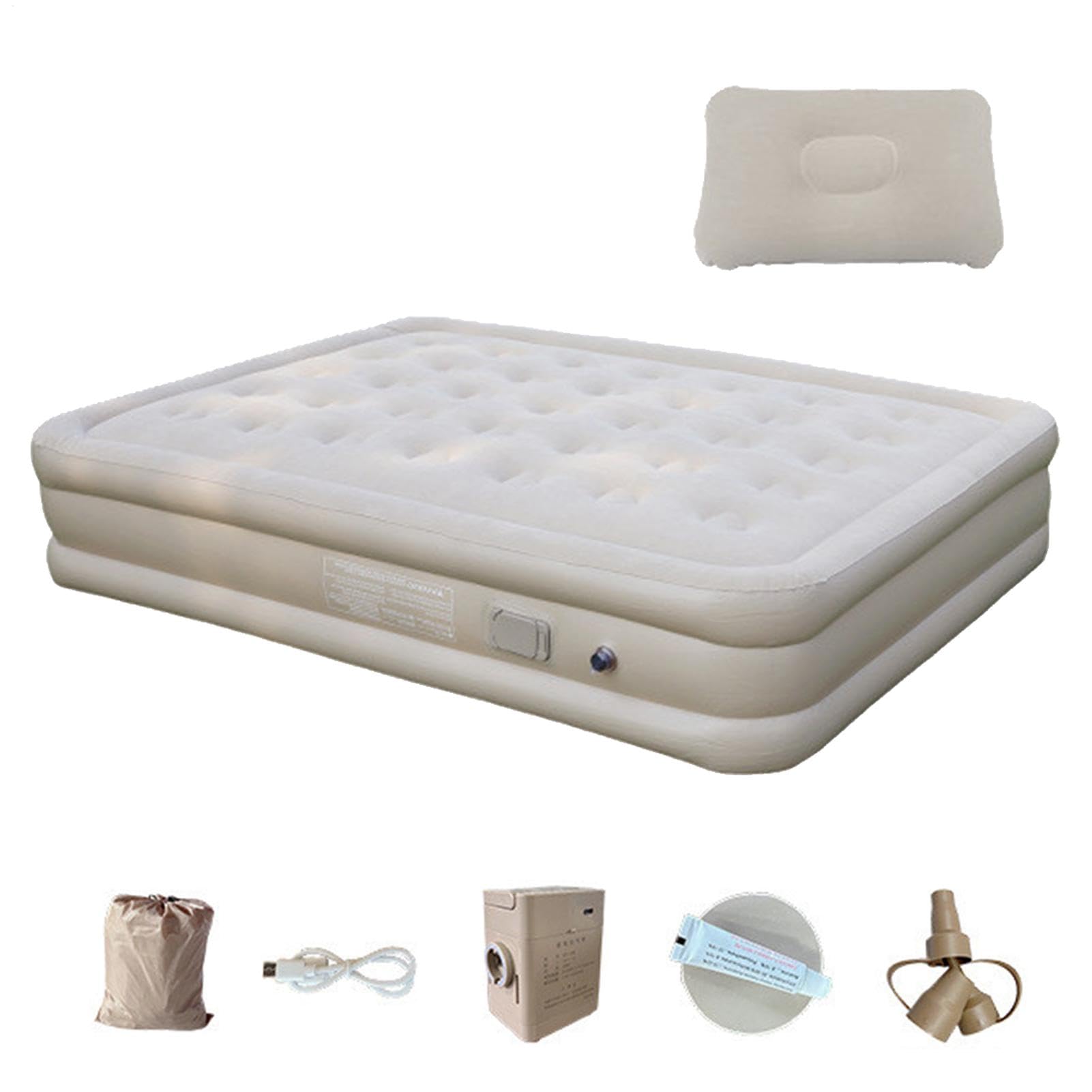 Matelas de camping gonflable deux places pour éliminer le mal de dos lors de vos voyages