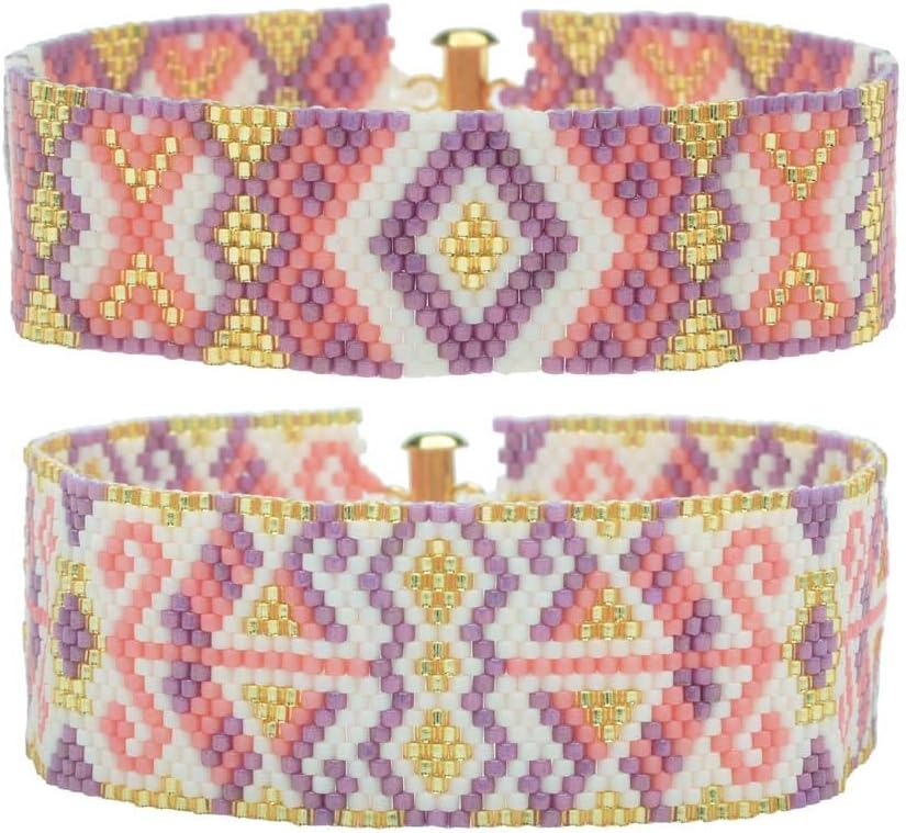 Exclusive Beadaholique Odd Count Peyote Duo Bracelets - Jasmine Jewelry Kit