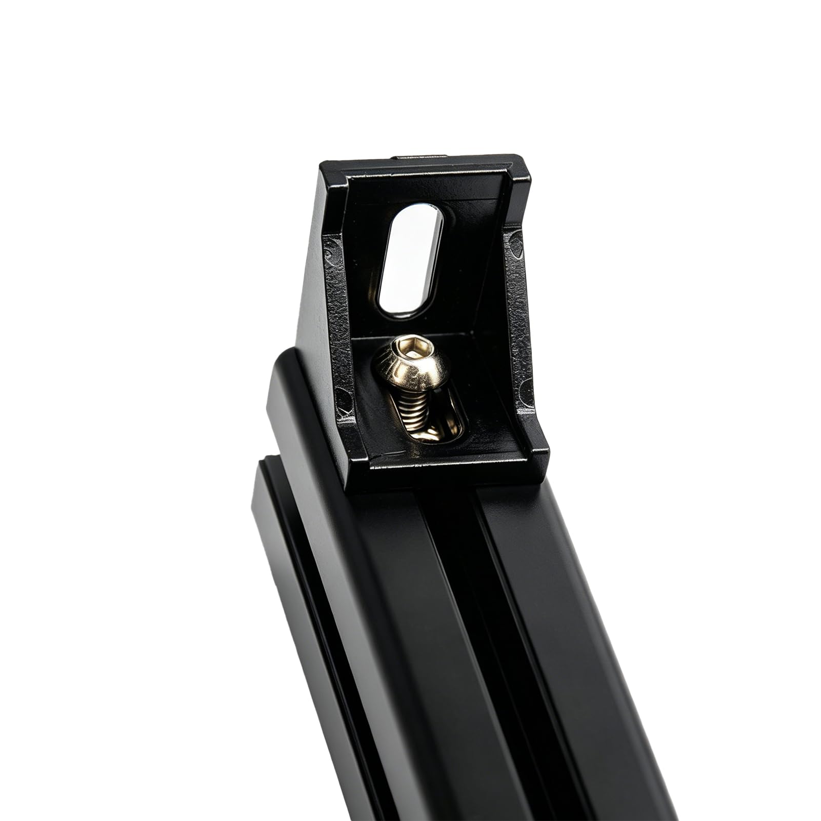 Iverntech 1 pieza de 1000 mm 4040 Perfil de extrusión de aluminio negro con ranura de 8 mm de la serie 40, estándar europeo, anodizado, para impresora 3D y máquina láser de grabado CNC DIY