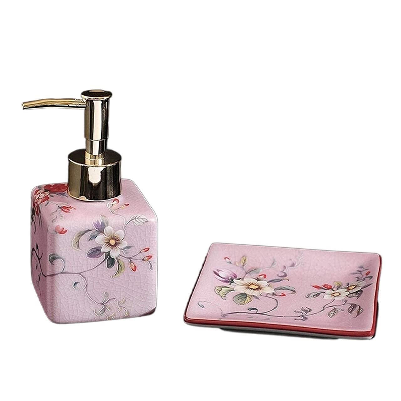 Dozownik do Mydła Dozownik Mydła Dozownik Mydła Z Uchwytem Na Gąbkę, Dozownik Mydła W Płynie I Butelka Z Pompką Dozownik Balsamu (Blue : C, Size : 200ml)