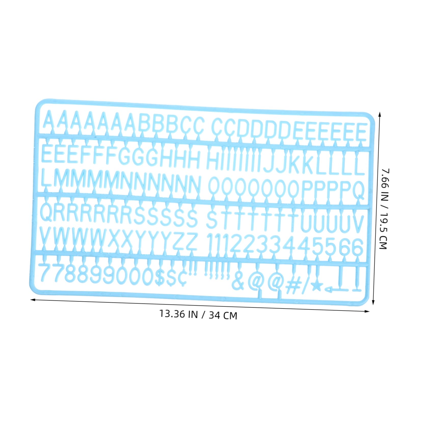 GRIRIW 2 Sets of Felt Letter Board Numbers Plastic Numbers for Bulletin Teacher Letters and Diy Craft Accessories