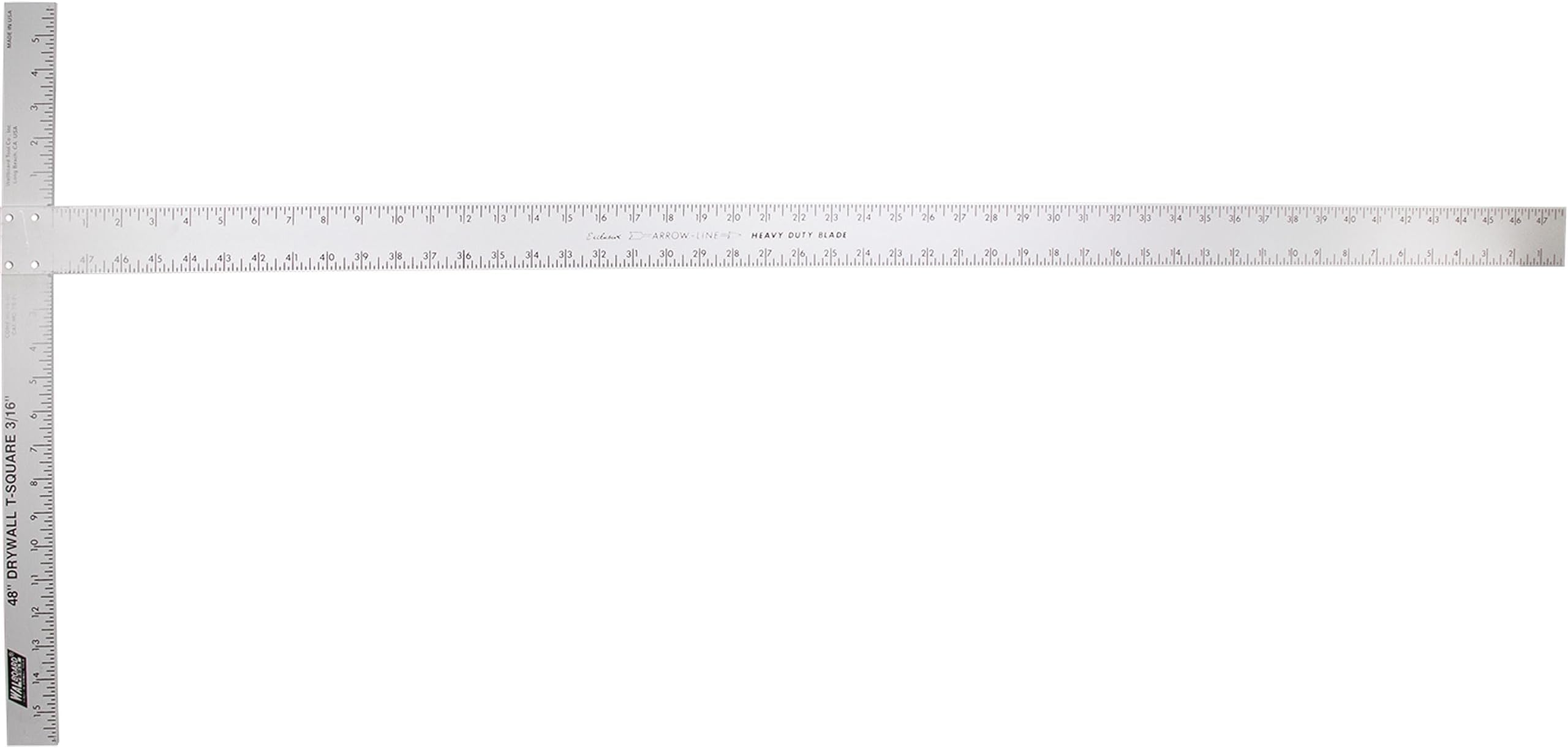 TS-31 Wal-Board T-Square Silver 3/16" 47-7/8"