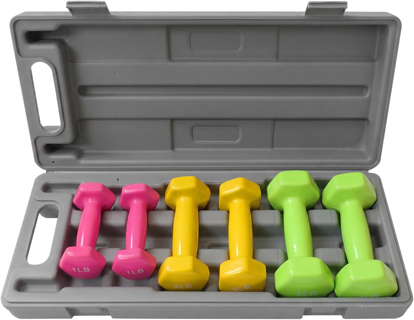 Dumbbell Set for Women and Men,Neoprene Coated Free Hand Weights Set