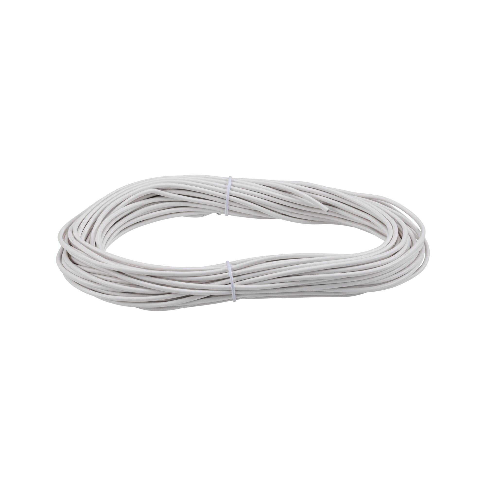 Paulmann 94591 Sistema a fune fune di tensione Corduo 20m isolata 2,5qmm fune bianco fune metallica binario
